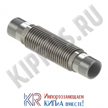 КСУ-Г/Р-Н 50-3-30-20-60 Компенсатор газовый (антивибрационная вставка) Ду 50мм (НЖ)