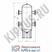 ГС-250-Ф-Н Гидрострелка фланцевая напольная