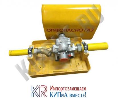 ДРП-1 CL (СП) Домовый газорегуляторный пункт, крепление на стенд (боковое подключение)